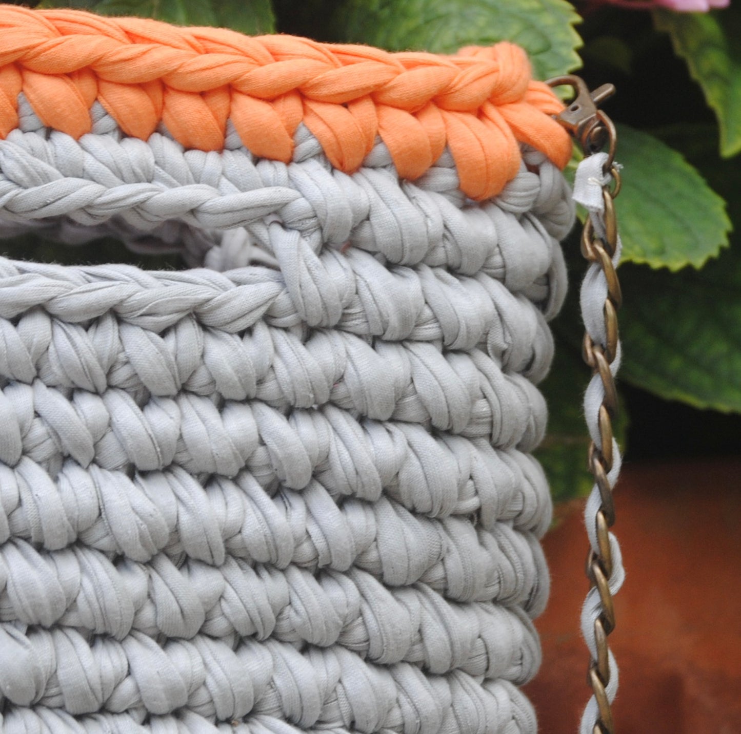 SIENA mini gris y naranja