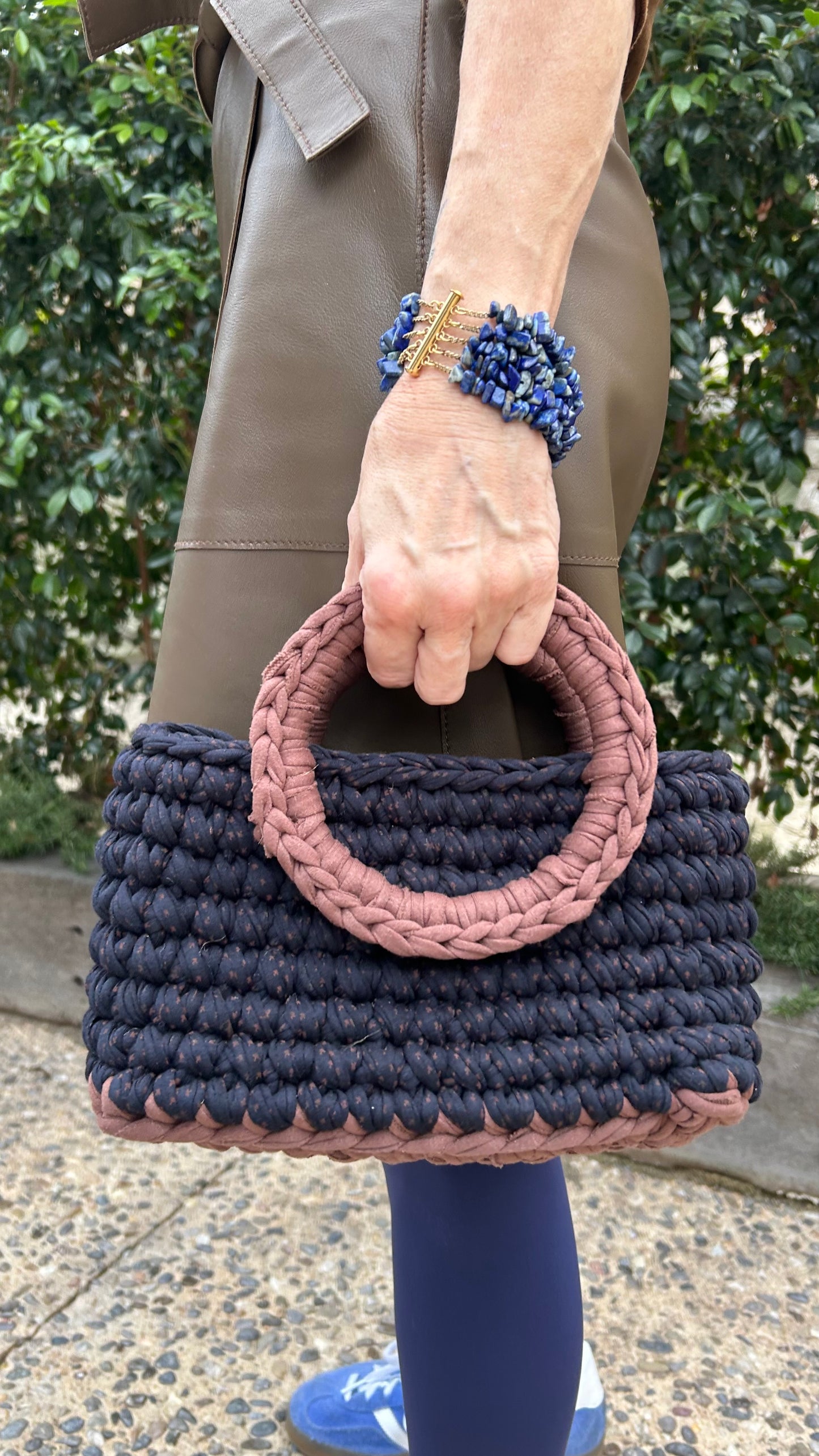 ELBA marino y marrón