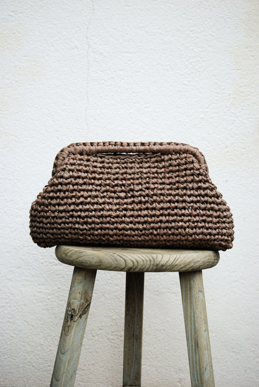 VOLTERRA XL rafia marrón